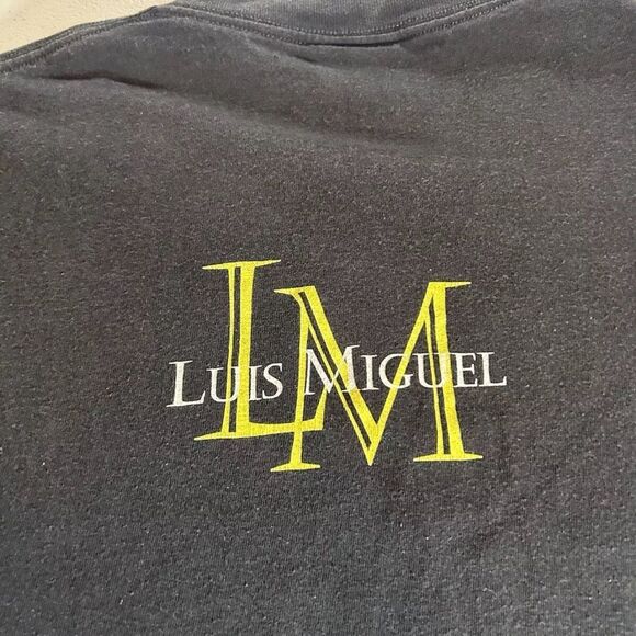 Vintage 90s Luis Miguel Amarte Es Un Placer Romances Tour Music Selena Rare Sz L - Picture 9 of 11
